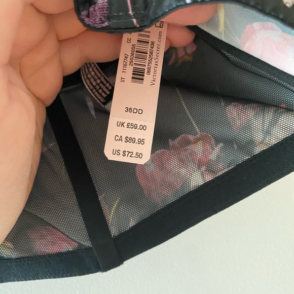 Victoria’s Secret Floral Cropped Corset Top/Bra - Picture 4 of 7